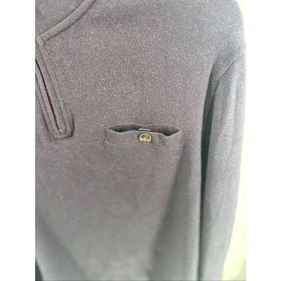 Ted Baker London  3/4 Zip Mens pullover size 5 Purple Wool Blend - Picture 7 of 8